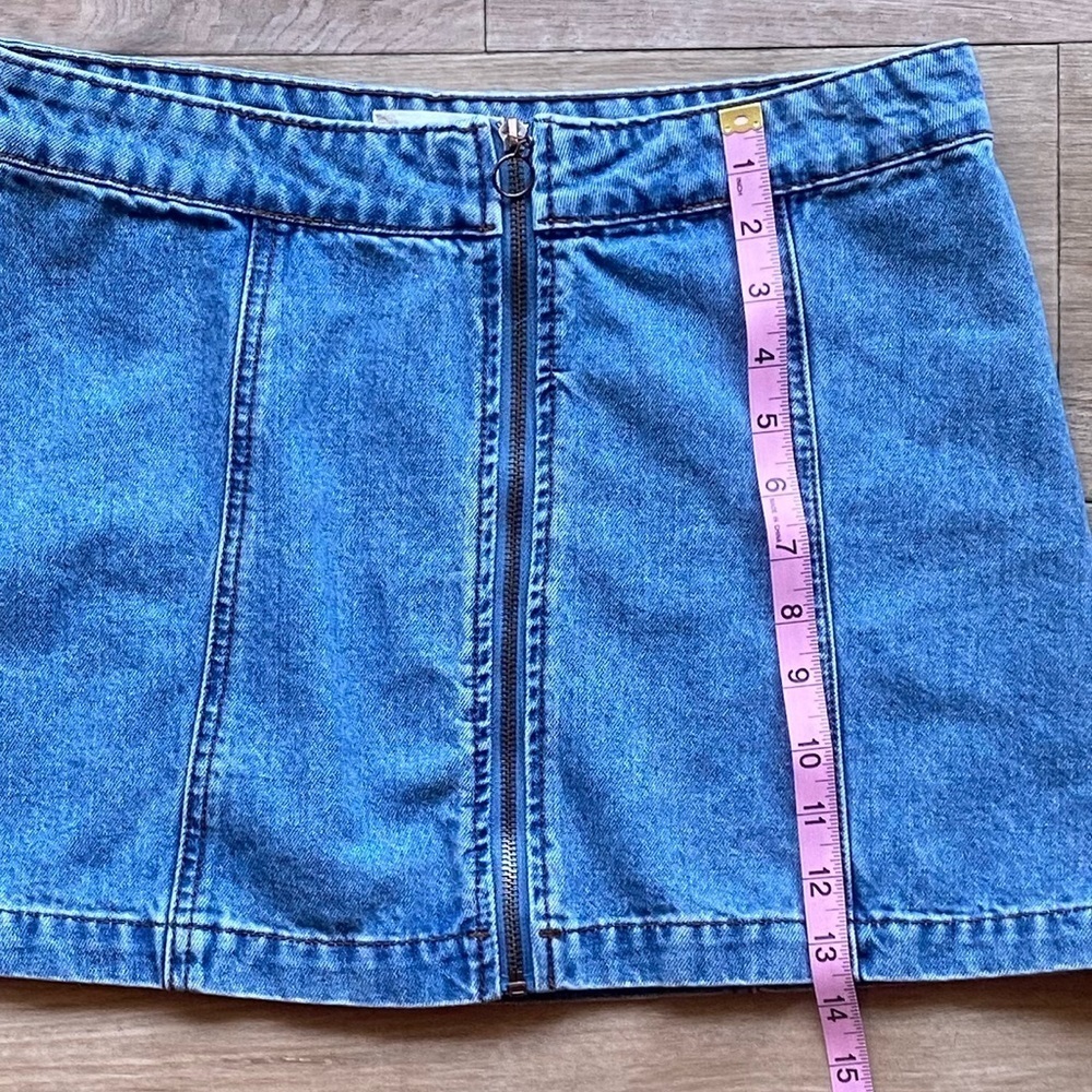 Altar'd State Zip Up Mini Skirt - Picture 3 of 8